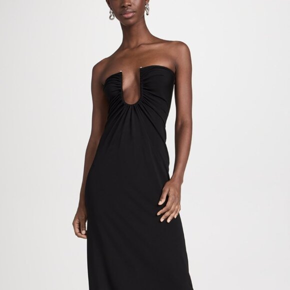 Christopher Esber - Arced Palm Strapless Dress - Picture 5 of 6